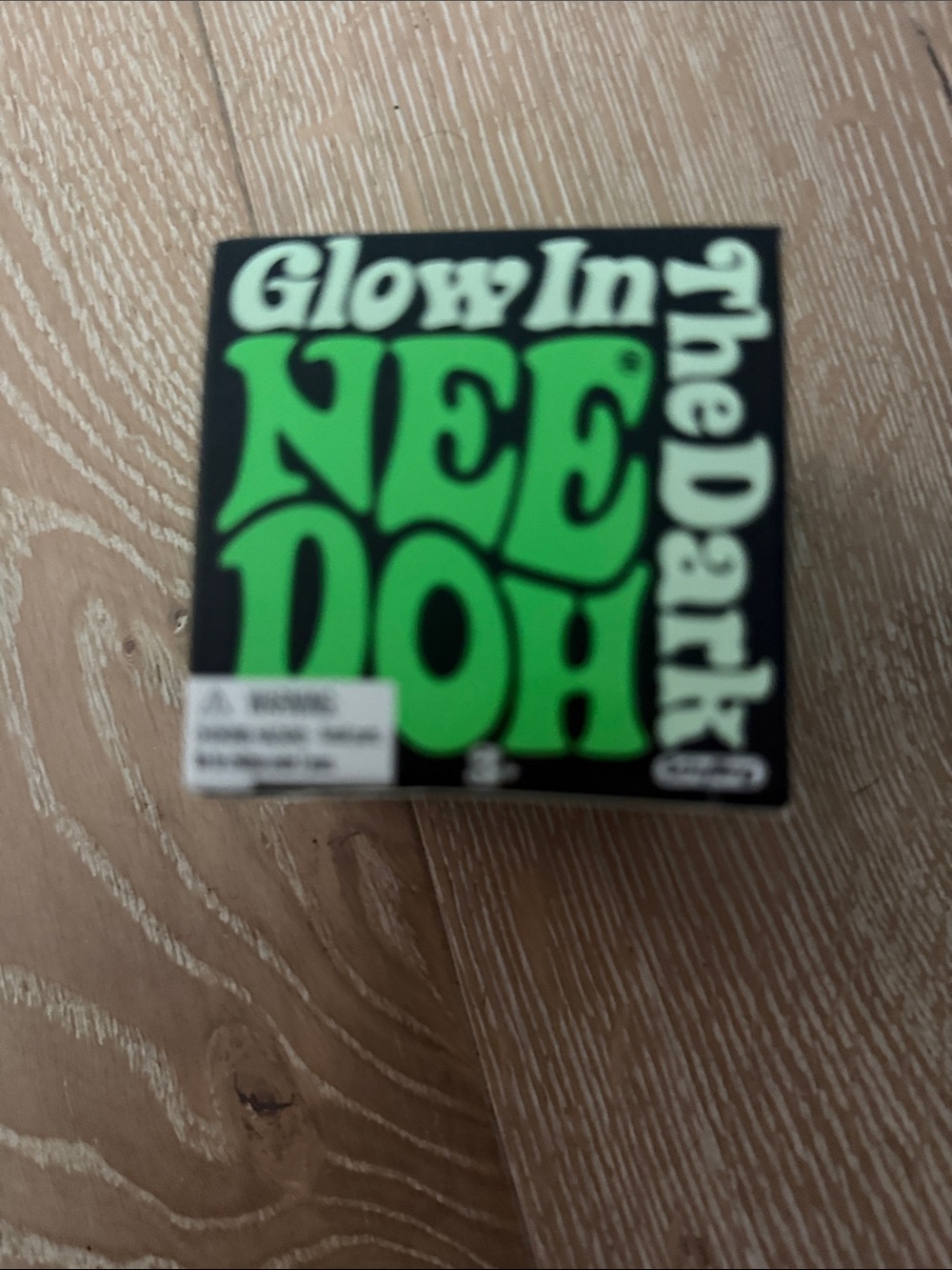 Glow In The Dark Nee Doh Stress Ball - Neon Green Authentic